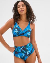 Navy Stencil Floral
