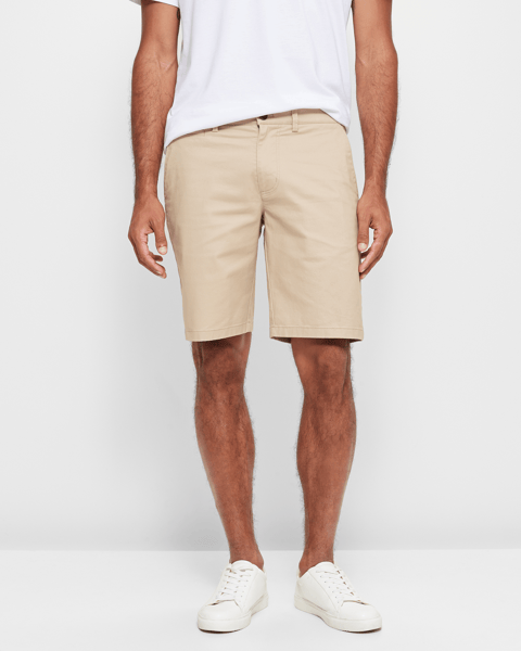 TEXTURED JACQUARD STRETCH CHINO SHORTS