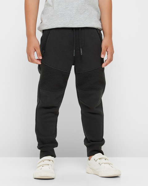 Panelled Biker Fashion Trackpants | Target Australia