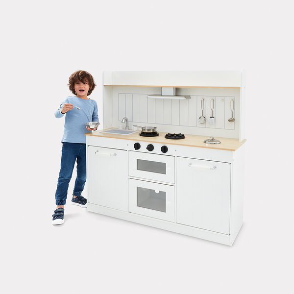 Wooden Rustic Kitchen 7 Piece Playset - Anko