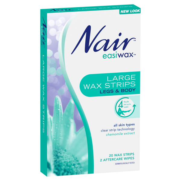 Nair Easiwax Large Wax Strips 20 Pack Target Australia