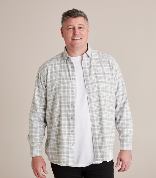 Man Plus Flannelette Shirt | Target Australia