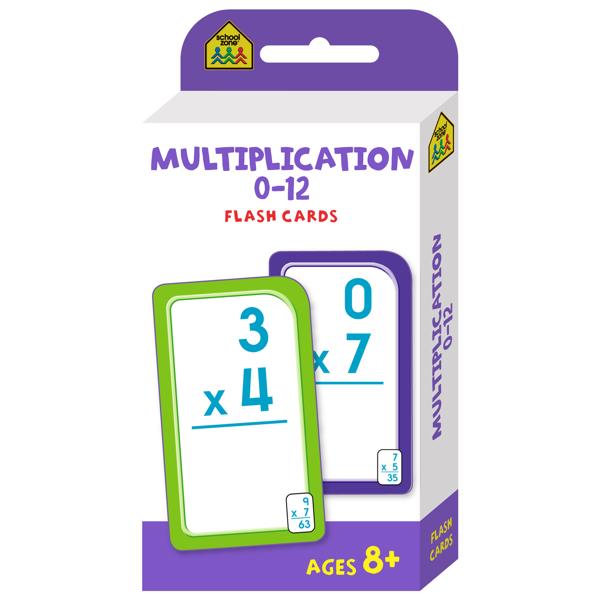 Multiplication 012 Flash Cards Target Australia