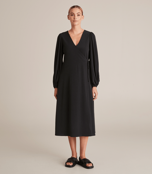 Preview Long Sleeve Wrap Dress Target Australia