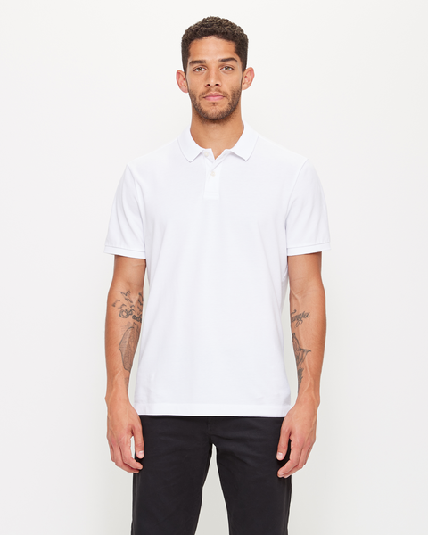 Pique Polo Shirt - White | Target Australia