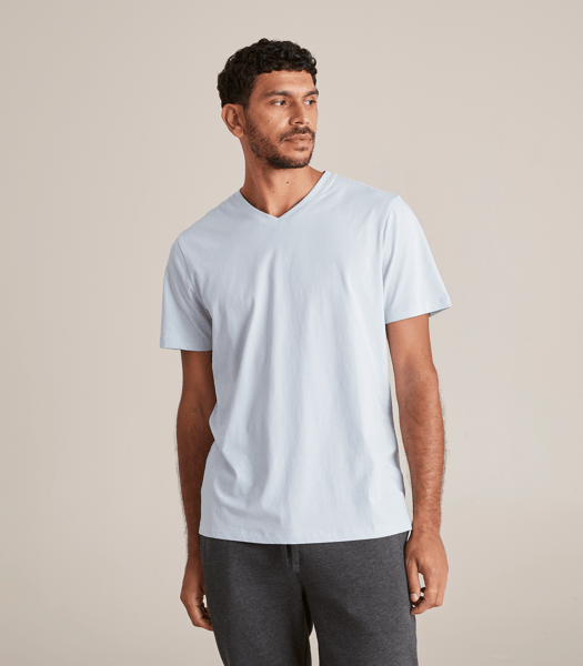 Organic Cotton V-Neck T-Shirt | Target Australia