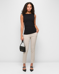 Vintage Khaki Pinstripe