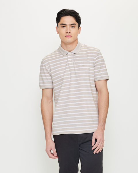 Striped Short Sleeve Polo Shirt | Target Australia