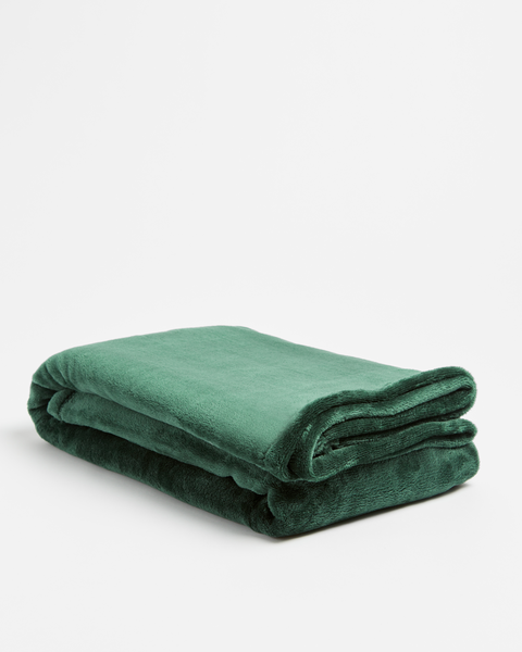 Super Soft Throw - Pine Green | Target Australia