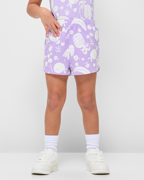 Print Casual Shorts - Purple Fruit | Target Australia