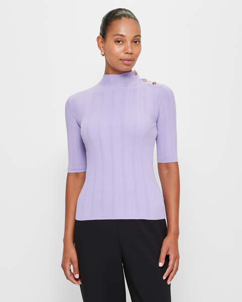 Mock Neck Knit Top - Preview | Target Australia