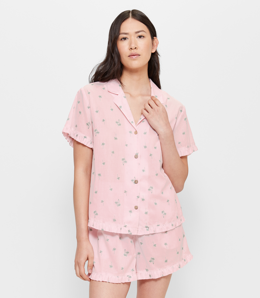 Woven Frill Pyjama Set | Target Australia