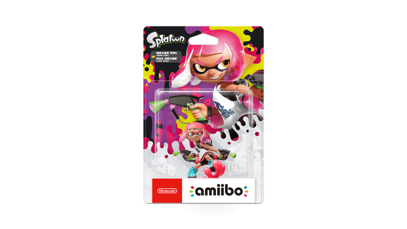 Nintendo amiibo Inkling Girl (Neon Pink) Splatoon Collection
