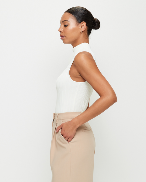 Mock Neck Rib Knit Top - Preview | Target Australia