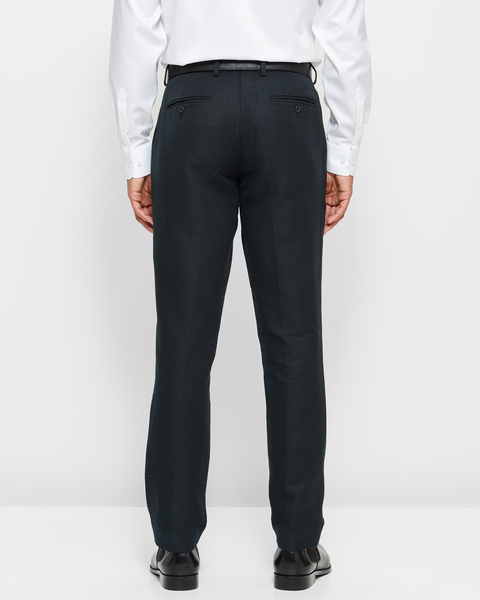 Linen Blend Suit Pants - Preview