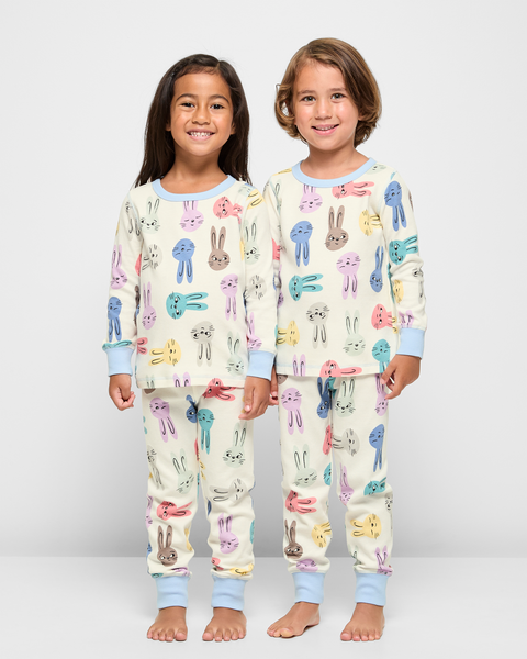 Family Matching Easter Bunny Kids Unisex Australian Cotton Pyjama Set