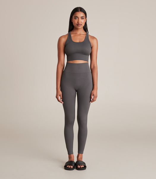 Active Seamfree Ribbed Longline Crop Top | Target Australia