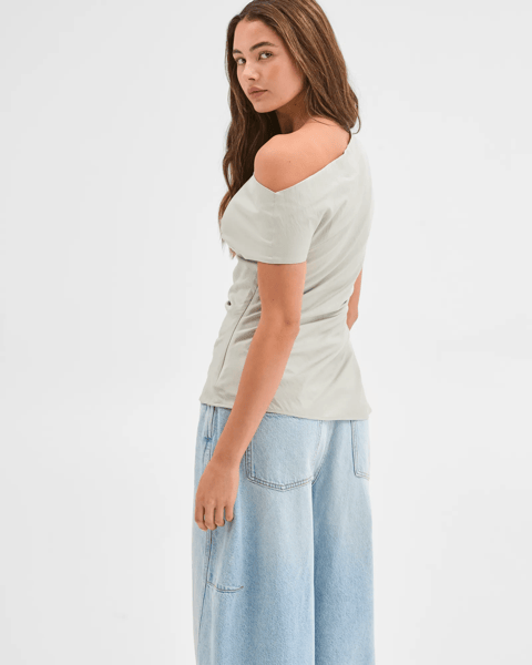 Lily Loves Gathered Side Off Shoulder Top | Target Australia