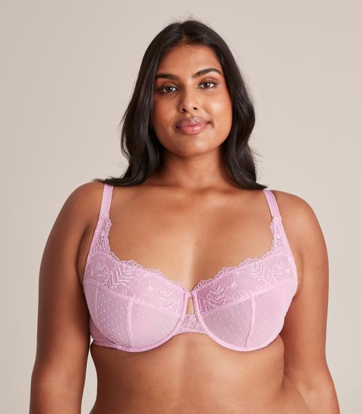 Fuller Figure Dobby Spot Underwire Bra Target Australia