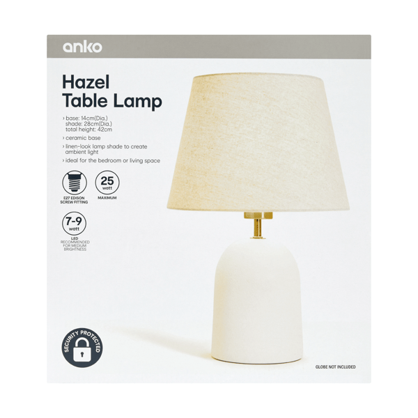 Hazel Table Lamp Anko Target Australia