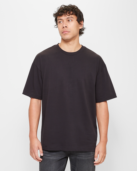 Heavy Oversized T-Shirt - Commons - Black | Target Australia