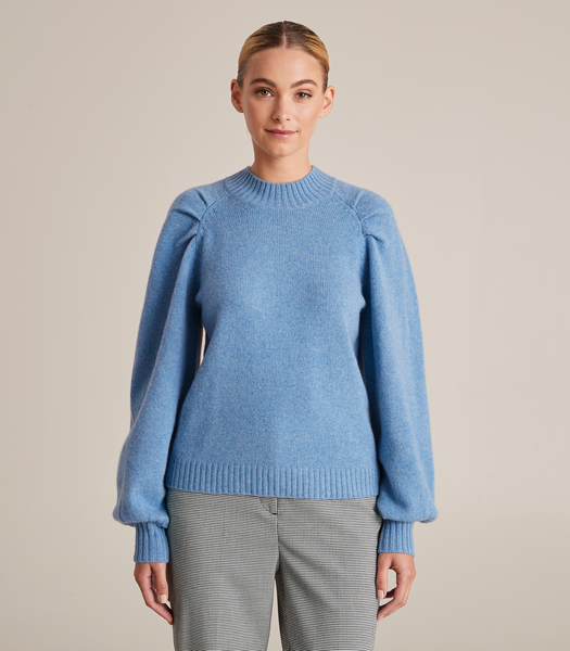 Preview Merino Wool Puff Sleeve Knit Jumper | Target Australia