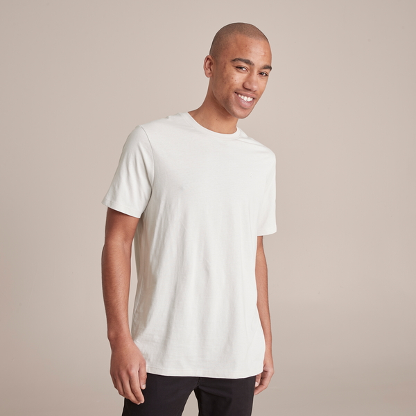 Commons Garment Dyed T-Shirt - Light Grey | Target Australia