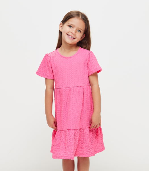 Textured Crinkle Flutter Sleeve Dress | Target Australia