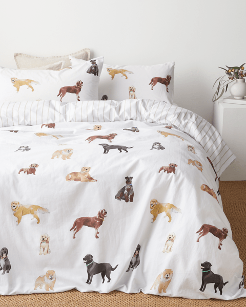 Sunny Dog Quilt Cover Set | Target Australia
