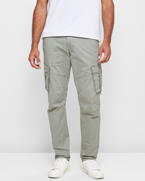 Regular Cargo Pants - Limestone | Target Australia