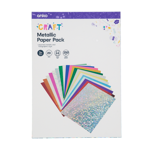 Metallic Paper Pack - Anko | Target Australia