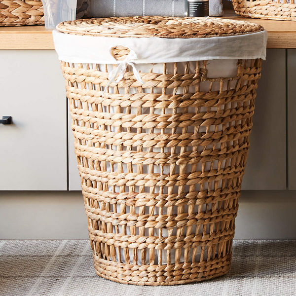 Round Open Weave Hamper with Lid - Anko | Target Australia