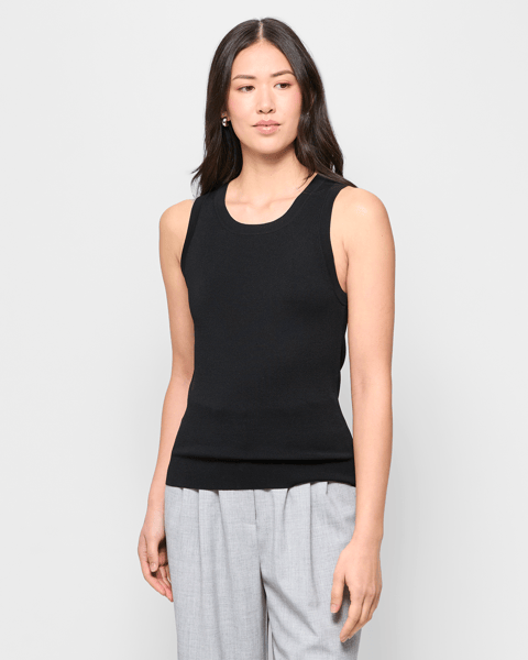 Ultimate Milano Sleeveless Tank Top - Preview - Black | Target Australia