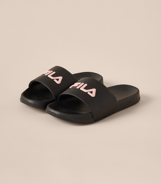 Fila Womens Ostuni Padded Slides Black Target Australia