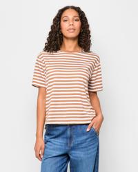 Tan/White Stripe