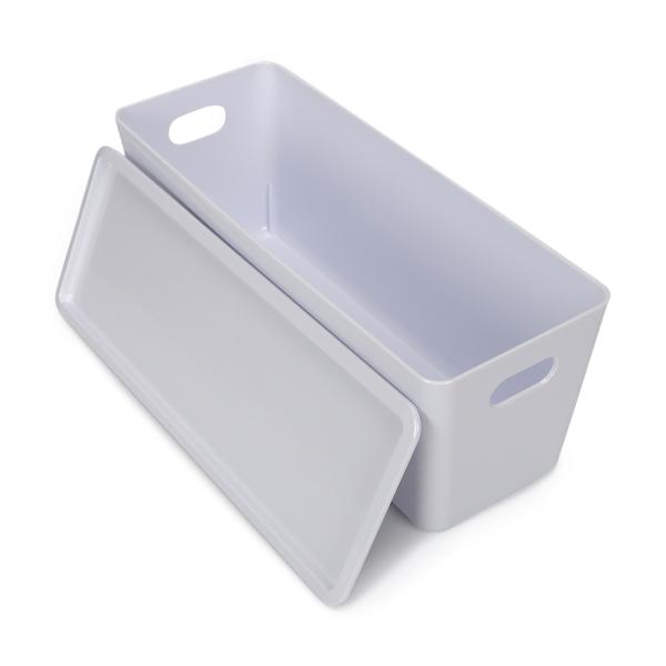 5L Smooth and Shiny Plastic Tub, White Anko Target Australia