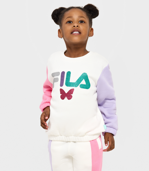 Fila Contrast Sleeve Jumper Ivy Target Australia