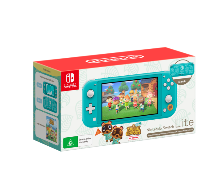 Nintendo Switch Lite - Animal Crossing: New Horizons Timmy & Tommy ...