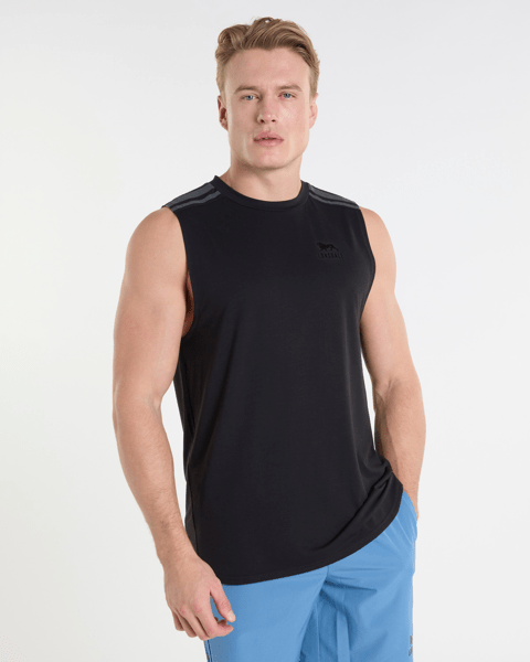 Active Muscle Tank - Lonsdale London - Black | Target Australia