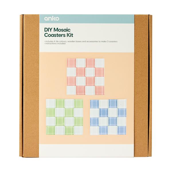 DIY Mosaic Coasters Kit Anko Target Australia