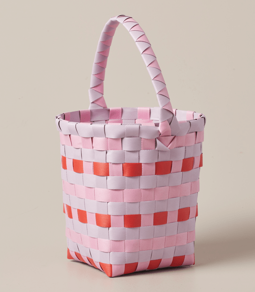 Easter Woven Gingham Treat Basket Target Australia