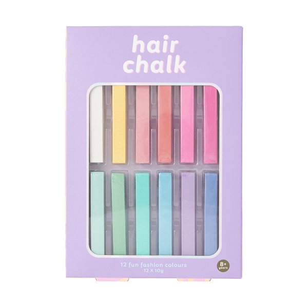 12 Pack Fun Fashion Colours Hair Chalk Target Australia