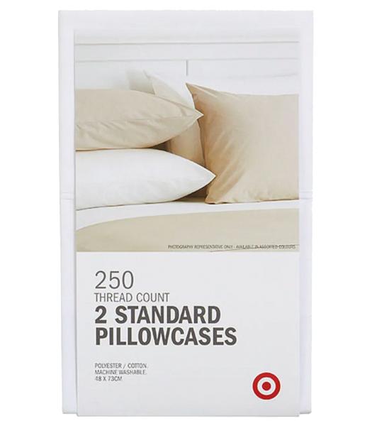 2 Pack 250 Thread Count Standard Pillowcases Target Australia