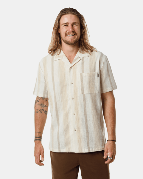 Stripe Resort Shirt - Piping Hot | Target Australia