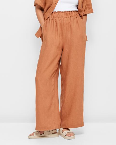 European Linen Wide Leg Pants Target Australia