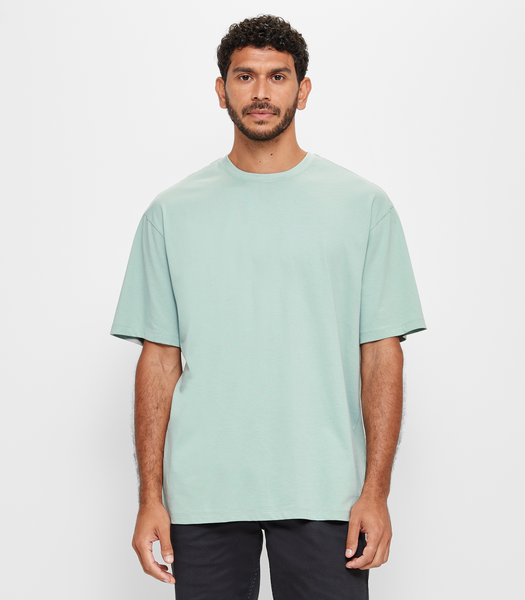 Australian Cotton Oversized T-Shirt - Green Surf | Target Australia