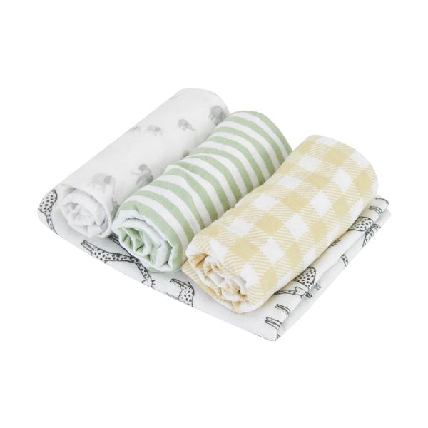 Organic Cotton Burping Cloths, 4 Pack Anko Target Australia