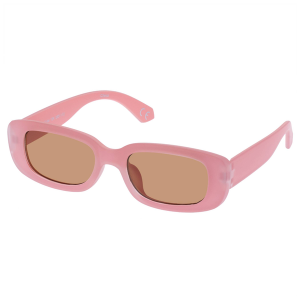 Kids Solarized Slim Y2K Sunglasses - Pink | Target Australia