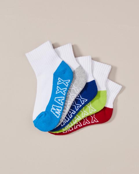 5 Pack Maxx Quarter Crew Sports Socks Target Australia