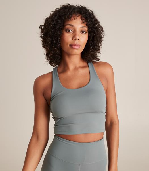 Active Yoga Racer Back Padded Crop Top Target Australia
